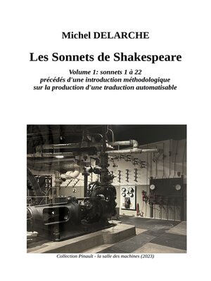 cover image of Les Sonnets de Shakespeare, Volume 1